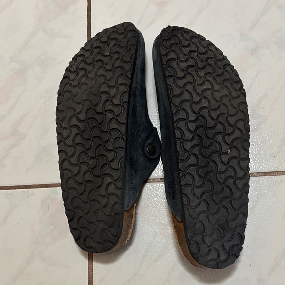 Men's Birkenstock Blue Suede Clogs - Picture 4 of 4